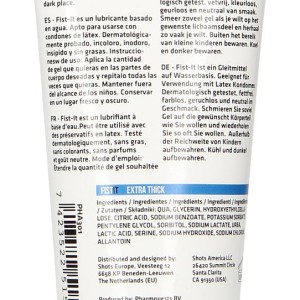 Lubrifiant Eau Fist It Extra Thick 100mL Lubrifiant Eau Fist It Extra Thick 100mL