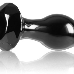 Plug en verre Crystal Gem 7 x 3.1cm Noir Plug en verre Crystal Gem 7 x 3.1cm Noir