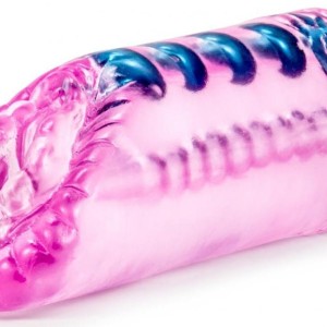 Masturbateur souple Sexy Snatch Rose-Bleu Masturbateur souple Sexy Snatch Rose-Bleu