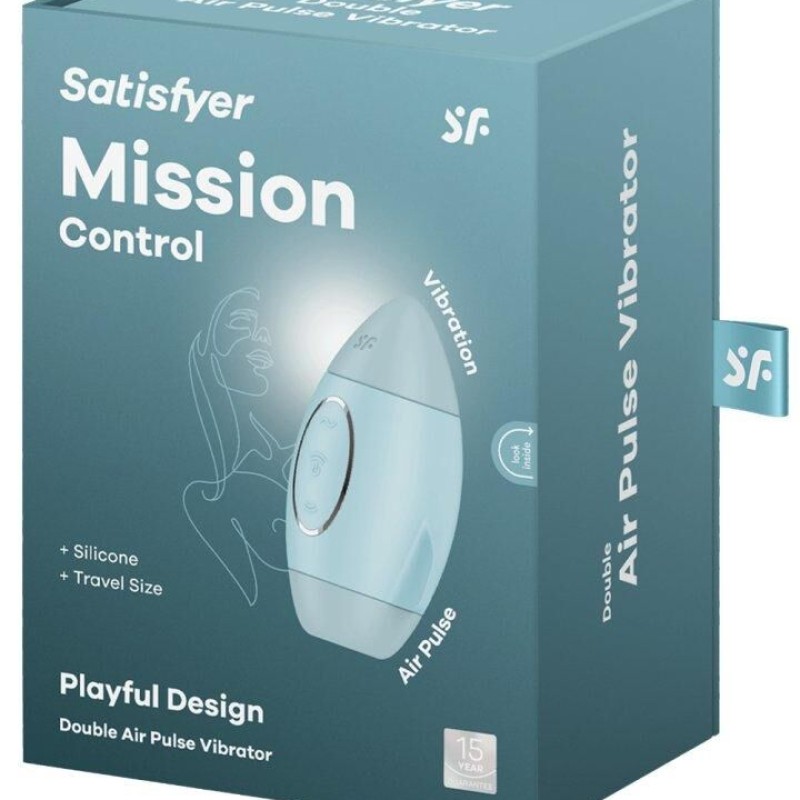 Stimulateur de clitoris violet vibration et air pulsé USB vert Mission control Satisfyer - CC597853 Stimulateur de clitoris violet vibration et air pulsé USB vert Mission control Satisfyer - CC597853