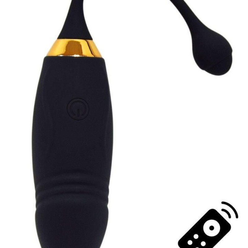 HAPPY, Un Œuf vibrant long USB avec télécommande, dans un silicone médical doux et lisse - B70BLK HAPPY, Un Œuf vibrant long USB avec télécommande, dans un silicone médical doux et lisse - B70BLK