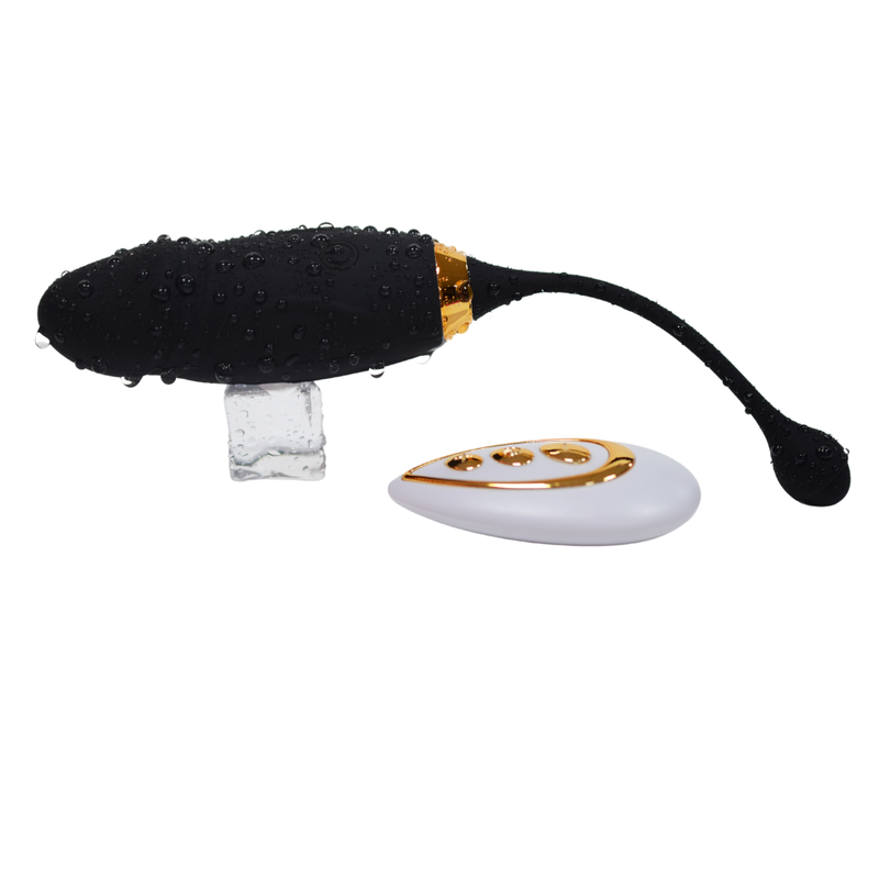 HAPPY, Un Œuf vibrant long USB avec télécommande, dans un silicone médical doux et lisse - B70BLK HAPPY, Un Œuf vibrant long USB avec télécommande, dans un silicone médical doux et lisse - B70BLK