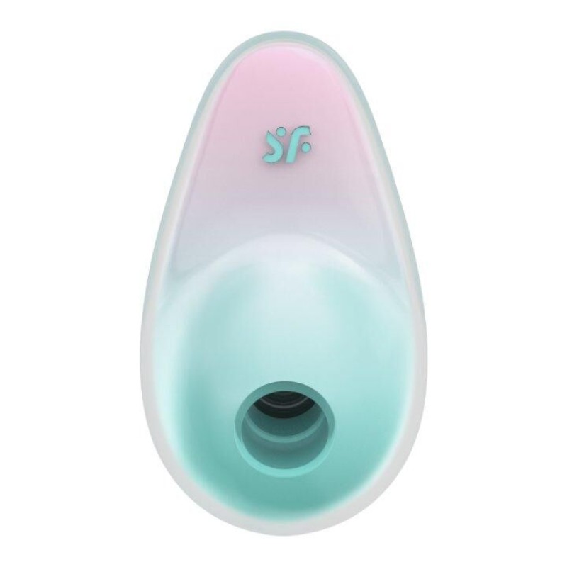 Stimulateur clitoridien par onde de pression sans contact et par vibration USB vert et rose, Pixie Dust Satisfyer - CC597837 Stimulateur clitoridien par onde de pression sans contact et par vibration USB vert et rose, Pixie Dust Satisfyer - CC597837