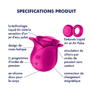 Stimulateur de clitoris rose par ondes de pression ou sans contact Pro 2 Modern Blossom Satisfyer - CC597841 Stimulateur de clitoris rose par ondes de pression ou sans contact Pro 2 Modern Blossom Satisfyer - CC597841