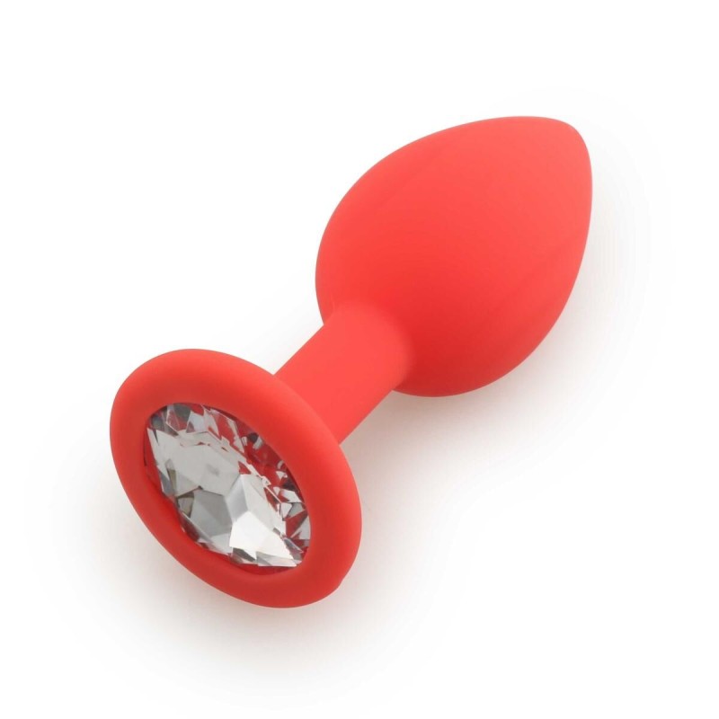 Plug rouge bijou cristal Medium - DB-RY068CRED Plug rouge bijou cristal Medium - DB-RY068CRED