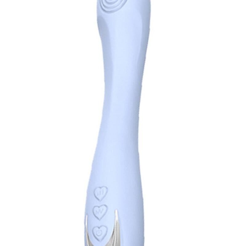 Vibromasseur silicone 10 modes de vibration USB bleu - BOZ-053TUR Vibromasseur silicone 10 modes de vibration USB bleu - BOZ-053TUR