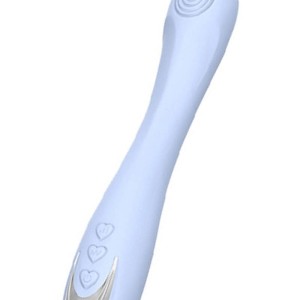 Vibromasseur silicone 10 modes de vibration USB bleu - BOZ-053TUR Vibromasseur silicone 10 modes de vibration USB bleu - BOZ-053TUR