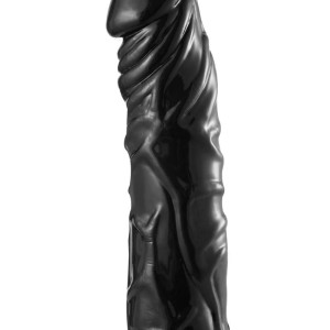 Vibromasseur réaliste couleur noir 22 cm de long - YOJ-024B Vibromasseur réaliste couleur noir 22 cm de long - YOJ-024B