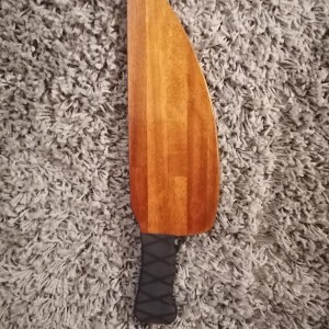 Paddle en Iroko "Le couteau" Paddle en Iroko "Le couteau"