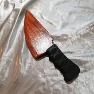 Couteau "The butcher 2" en bois de Sapelli Couteau "The butcher 2" en bois de Sapelli