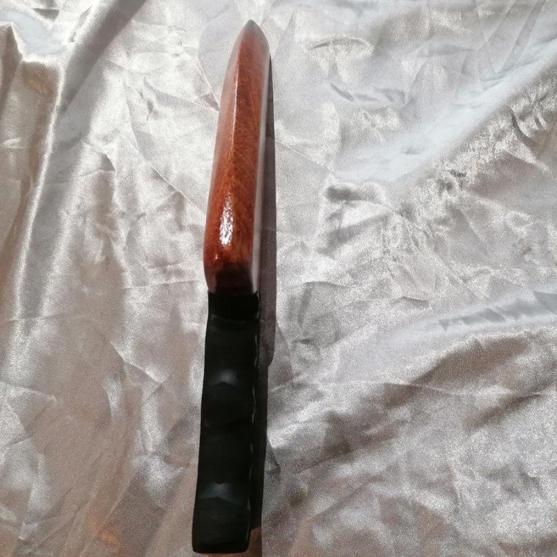 Couteau "The butcher 2" en bois de Sapelli Couteau "The butcher 2" en bois de Sapelli