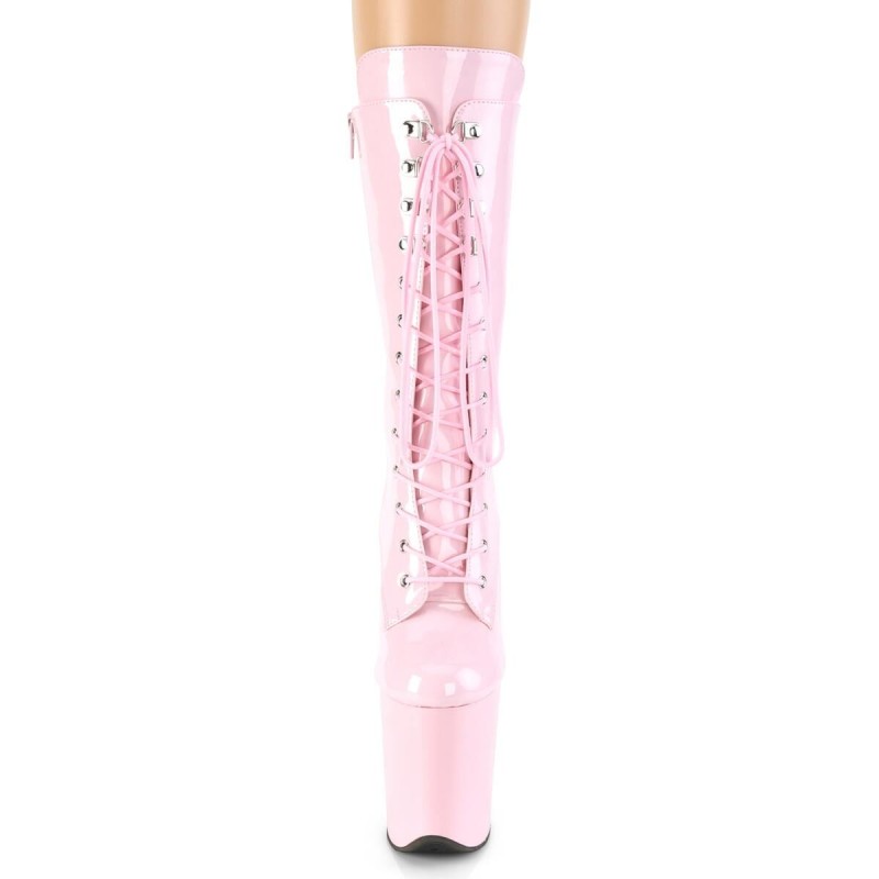 Bottines Hautes Plateforme Pink Bottines Hautes Plateforme Pink