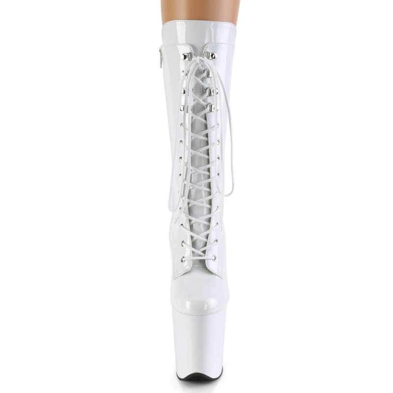 Bottines Hautes Plateforme Blanc Bottines Hautes Plateforme Blanc