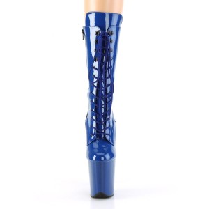 Bottines Hautes Plateforme Bleu Bottines Hautes Plateforme Bleu