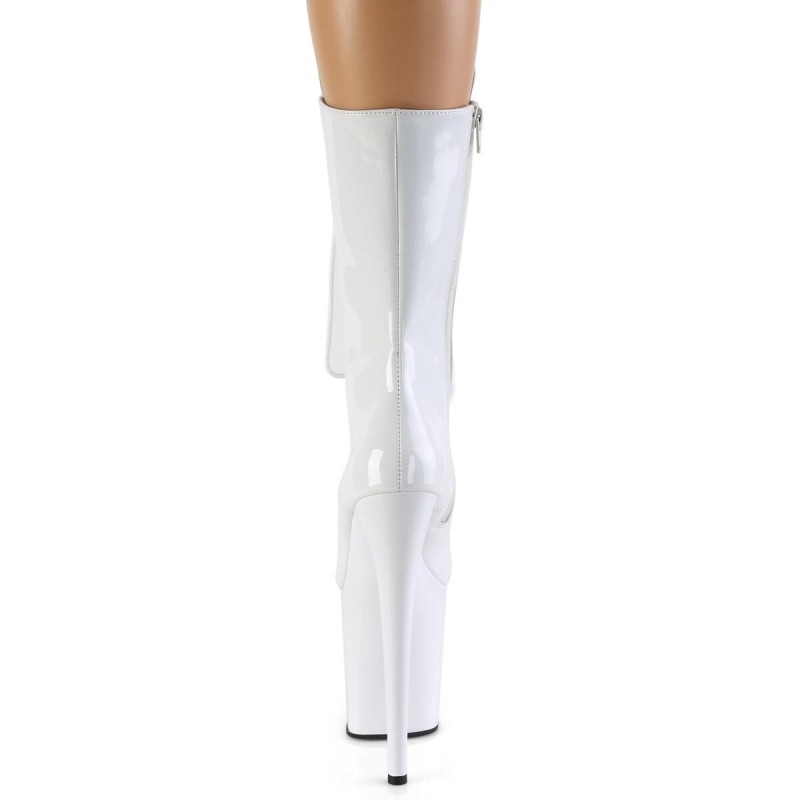 Bottines Hautes Plateforme Blanc Bottines Hautes Plateforme Blanc