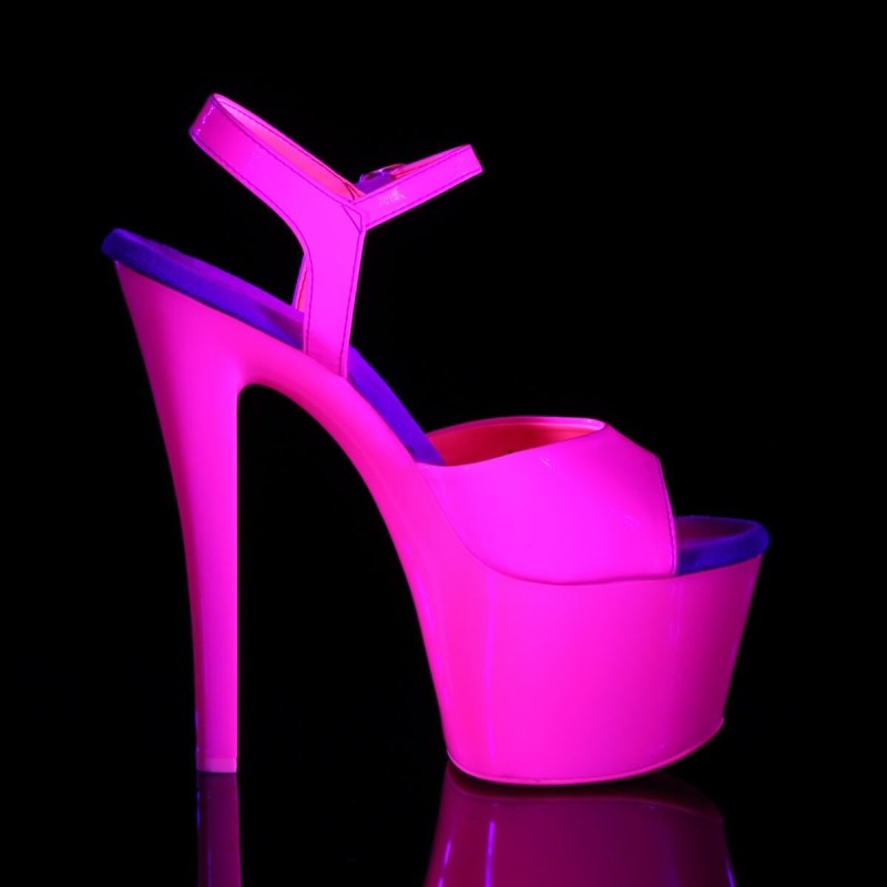 Sandales Plateforme Rose UV Sandales Plateforme Rose UV