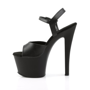 Sandales Plateforme Noir Mat Sandales Plateforme Noir Mat