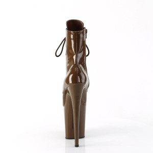 Bottines Plateforme Chocolat Vernis Bottines Plateforme Chocolat Vernis
