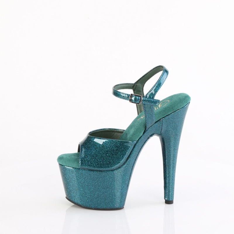 Sandales Paillettes Vert Sandales Paillettes Vert