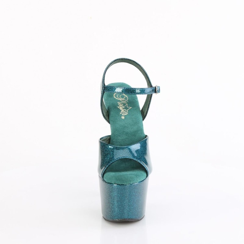 Sandales Paillettes Vert Sandales Paillettes Vert