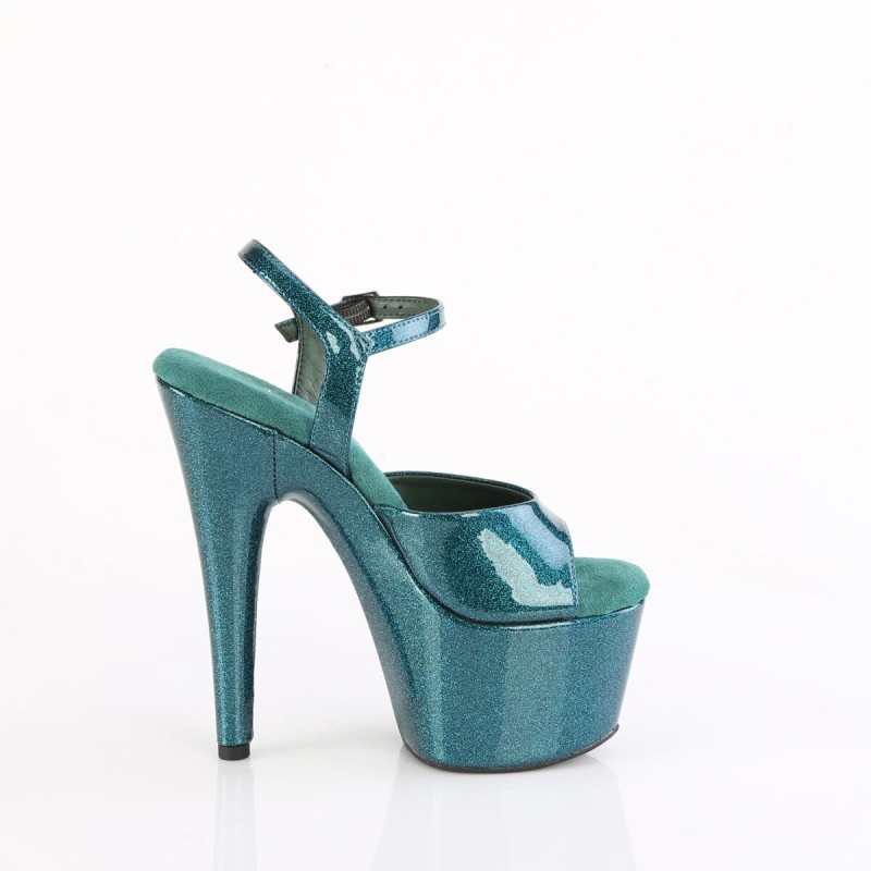 Sandales Paillettes Vert Sandales Paillettes Vert