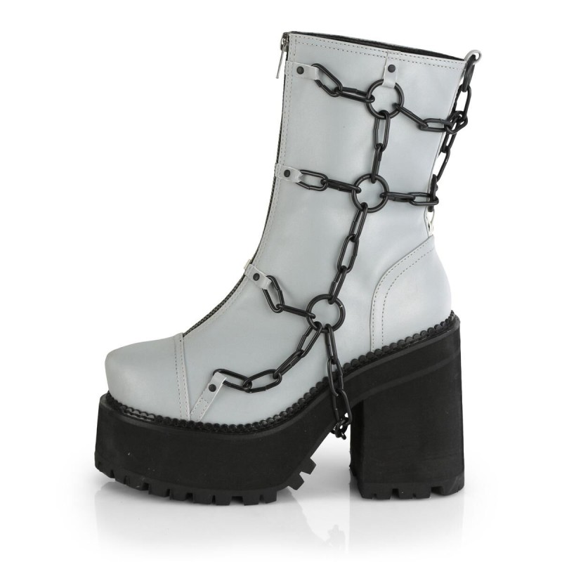 Bottines Gris Chaines Bottines Gris Chaines