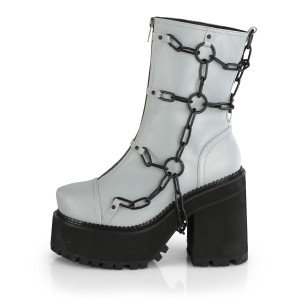 Bottines Gris Chaines Bottines Gris Chaines