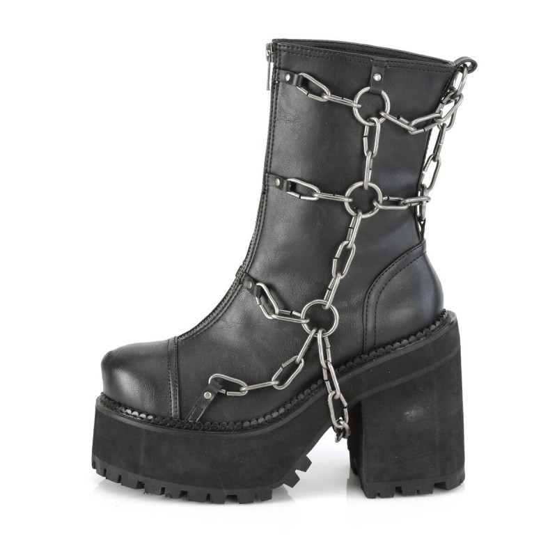 Bottines Noir Chaines Bottines Noir Chaines
