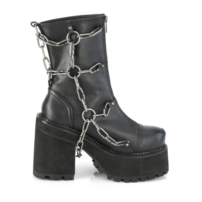 Bottines Noir Chaines Bottines Noir Chaines