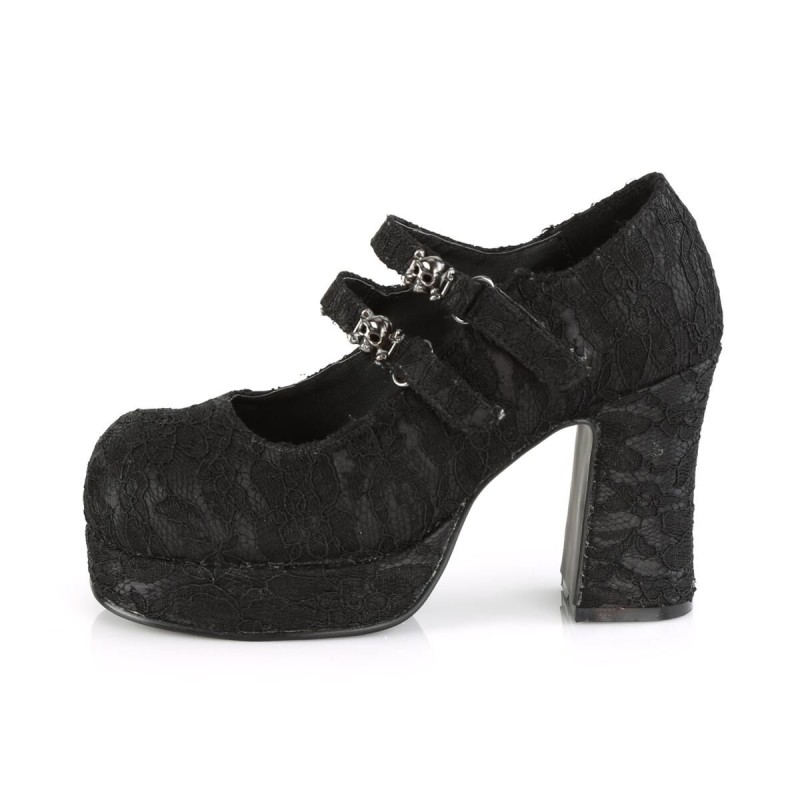 Escapins Dentelles Noir Gothic Escapins Dentelles Noir Gothic