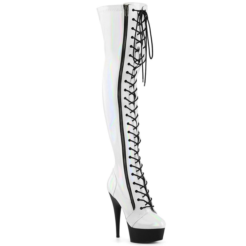Cuissardes Hologramme Blanche Cuissardes Hologramme Blanche