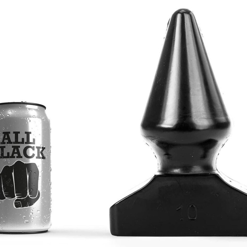 Plug AB81 Pop10 All Black 16 x 9cm Plug AB81 Pop10 All Black 16 x 9cm
