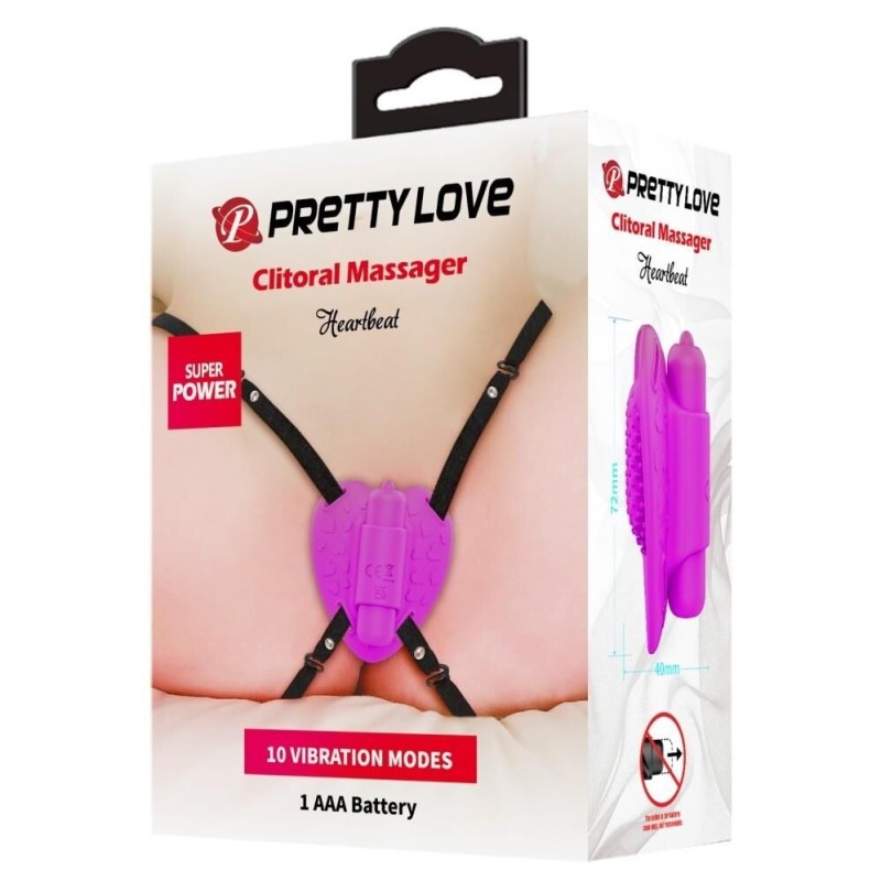 Vibro de Culotte avec Harnais Heartbeat Vibro de Culotte avec Harnais Heartbeat