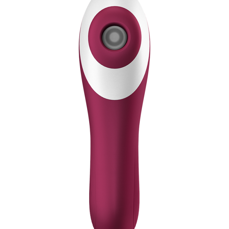 Vibromasseur USB rouge, Dual Crush, de la collection Satisfyer Vibromasseur USB rouge, Dual Crush, de la collection Satisfyer