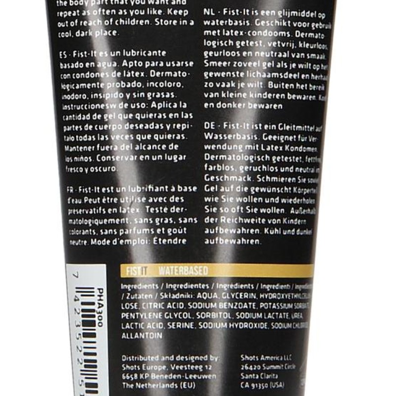 Lubrifiant Eau Fist It 100 mL Lubrifiant Eau Fist It 100 mL