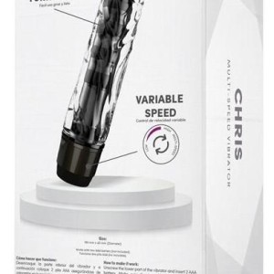 Gode vibrant Chris 14 x 3.3cm Transparent Gode vibrant Chris 14 x 3.3cm Transparent