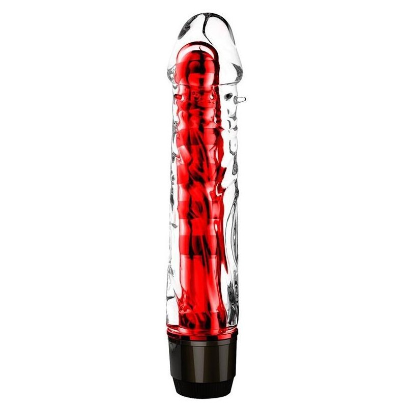 Gode vibrant Chris 14 x 3.3cm Rouge Gode vibrant Chris 14 x 3.3cm Rouge