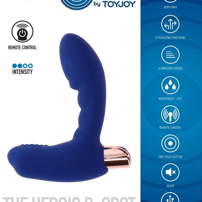 Plug prostatique Vibrant Heroic P-Spot 8 x 3cm Plug prostatique Vibrant Heroic P-Spot 8 x 3cm