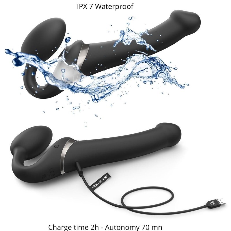 Dildo MULTI ORGASM Strap-On-Me S 14.5 x 3.4cm Noir Dildo MULTI ORGASM Strap-On-Me S 14.5 x 3.4cm Noir