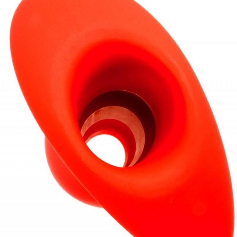Plug Tunnel Stretch Rouge Large 15 x 7cm Plug Tunnel Stretch Rouge Large 15 x 7cm