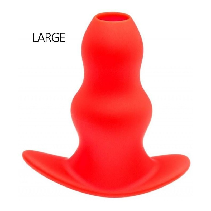 Plug Tunnel Stretch Rouge Large 15 x 7cm Plug Tunnel Stretch Rouge Large 15 x 7cm