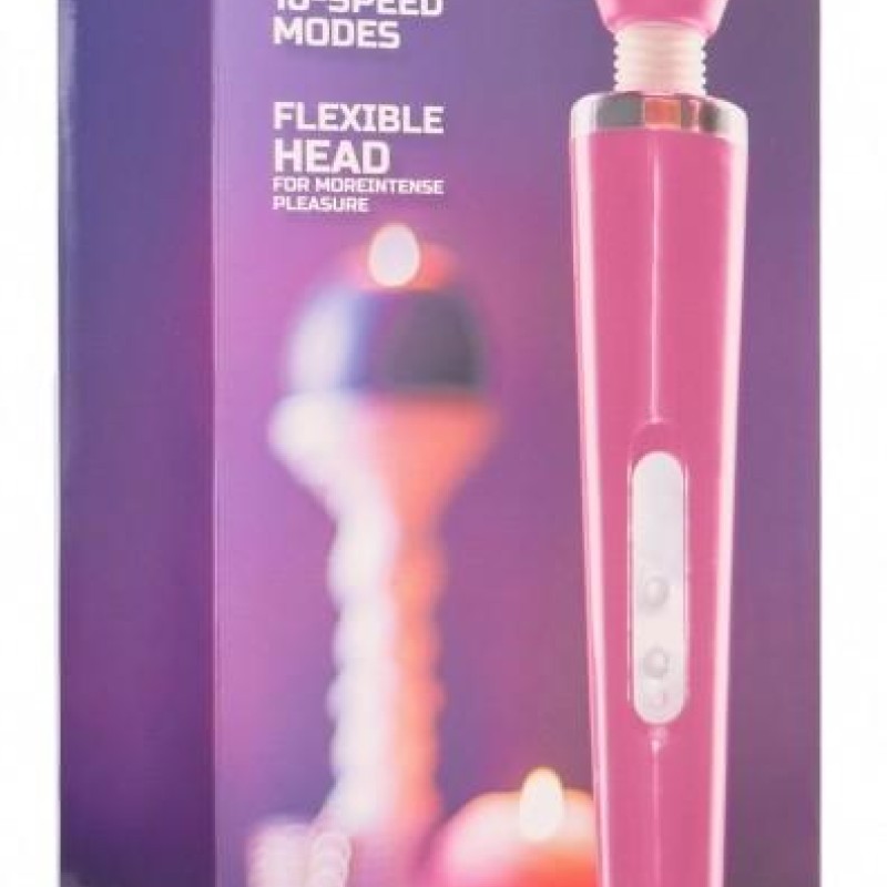 Stimulateur Mega Wand 32cm - Tête 6cm Rose Stimulateur Mega Wand 32cm - Tête 6cm Rose