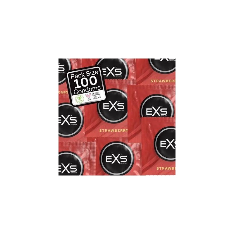 Préservatifs aromatisés à la Fraise x100 Préservatifs aromatisés à la Fraise x100