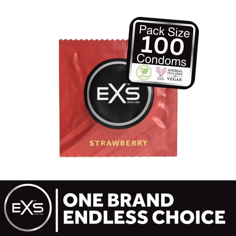 Préservatifs aromatisés à la Fraise x100 Préservatifs aromatisés à la Fraise x100