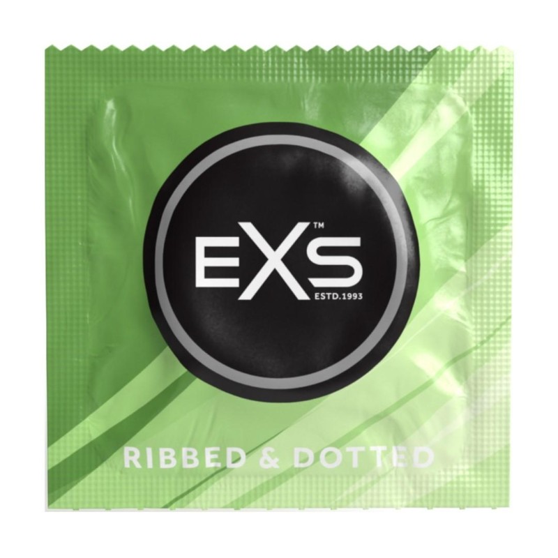 Préservatifs texturés Ribbed & Dotted x12 Préservatifs texturés Ribbed & Dotted x12