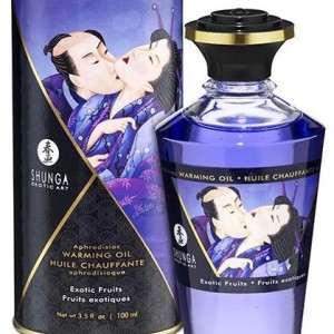 Huile de massage Chauffante Aphrodisiaque - FRUITS EXOTIQUES 100 ml Huile de massage Chauffante Aphrodisiaque - FRUITS EXOTIQUES 100 ml