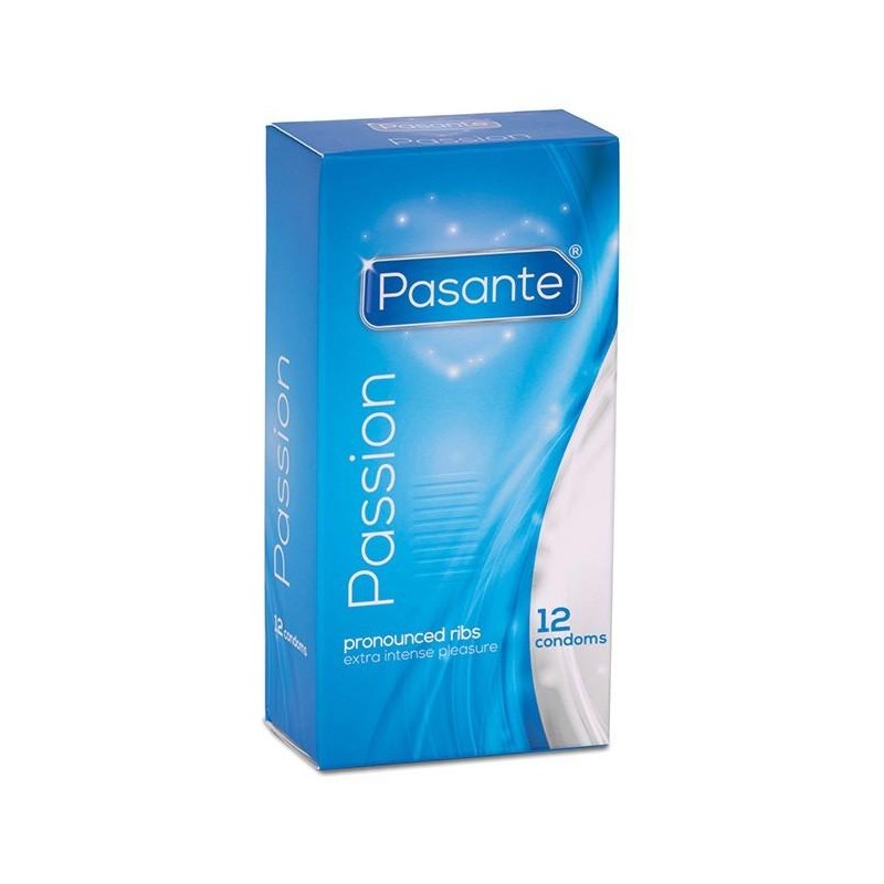 Préservatifs nervurés PASSION x12 Préservatifs nervurés PASSION x12
