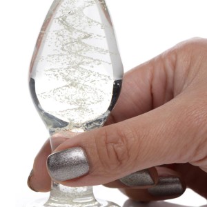 Plug en verre phosphorescent GLOW L 9.5 x 4cm Plug en verre phosphorescent GLOW L 9.5 x 4cm