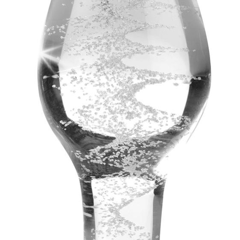 Plug en verre phosphorescent GLOW L 9.5 x 4cm Plug en verre phosphorescent GLOW L 9.5 x 4cm