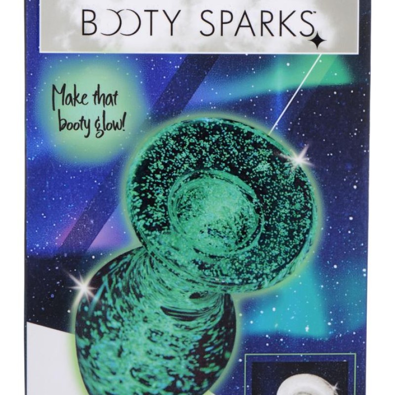 Plug en verre phosphorescent GLOW L 9.5 x 4cm Plug en verre phosphorescent GLOW L 9.5 x 4cm